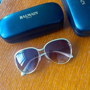 Balmain Aviator Sunglasses - white and brown - BL2528B - 2 sunglasses for 80